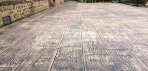 Beton Amprentat Imitatie de Lemn