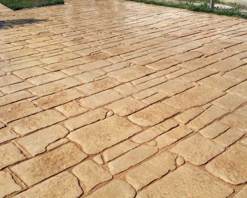 Beton Amprentat Imitatie de Piatra